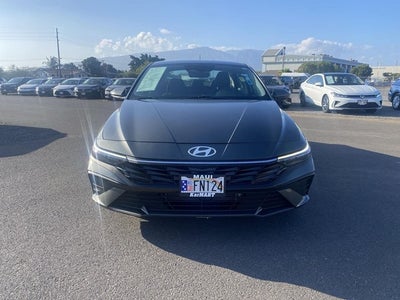 2025 Hyundai Elantra Hybrid Blue