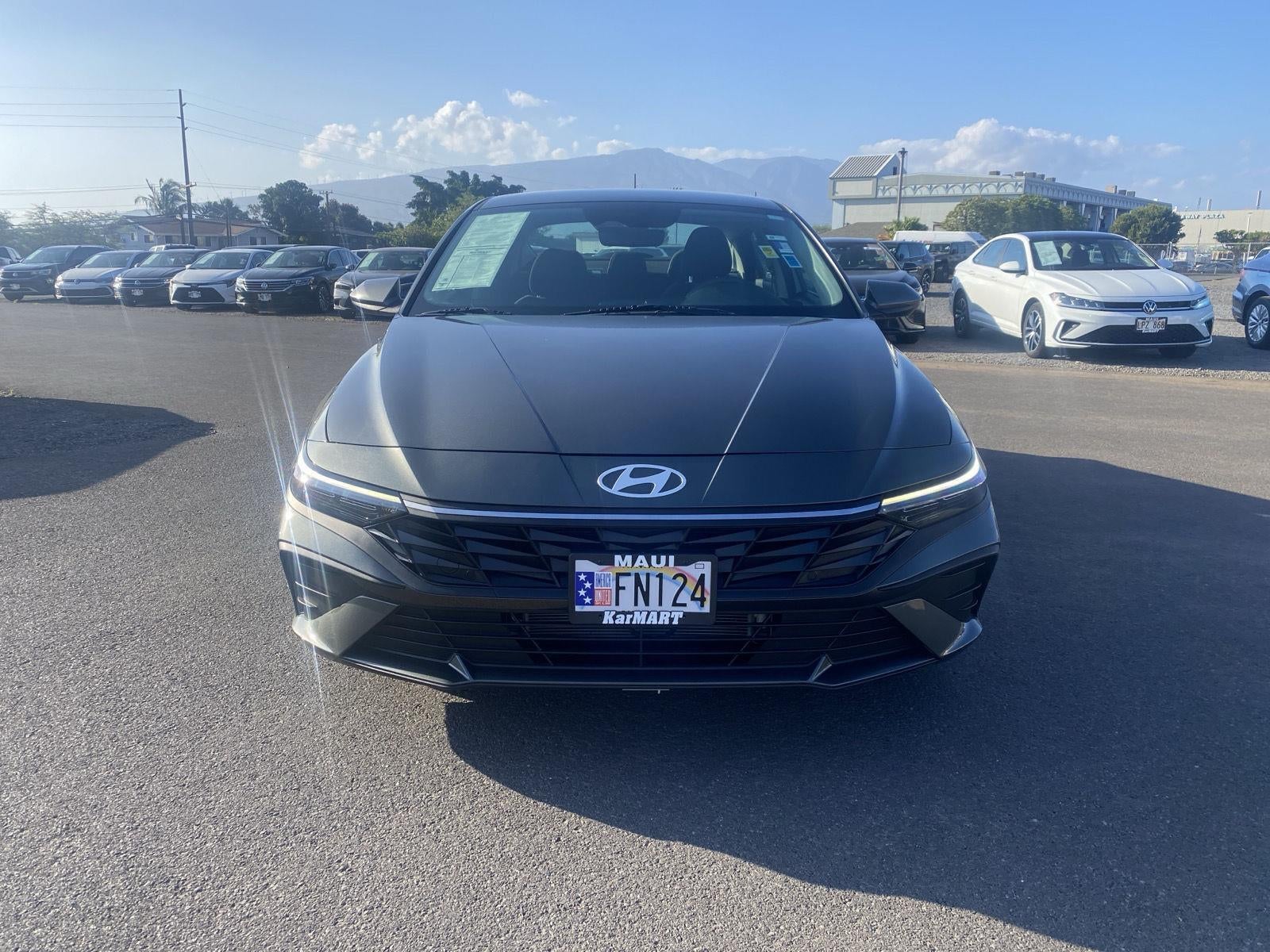 2025 Hyundai Elantra Hybrid Blue