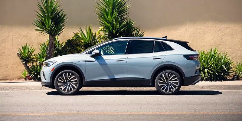 Side profile of ID.4 electric SUV