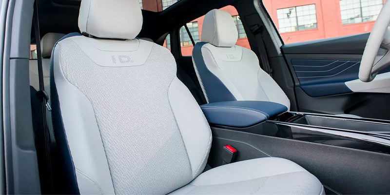 Front seat interior view