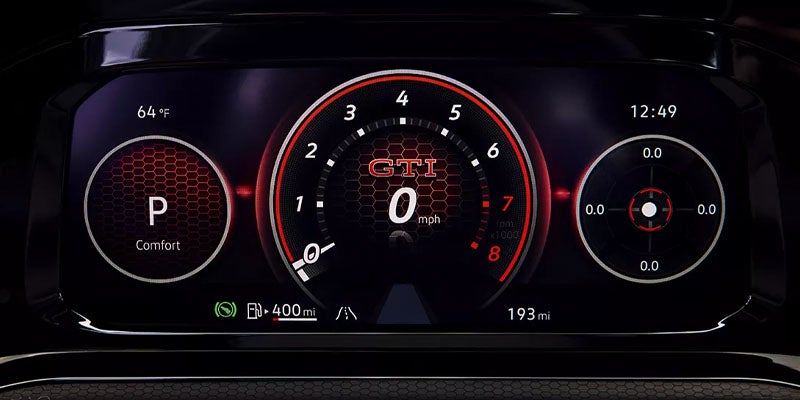 Digital instrument cluster display