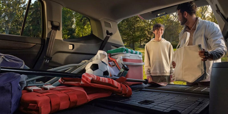 Cargo area with loading access