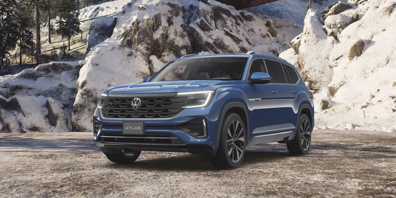 Atlas SUV in outdoor terrain