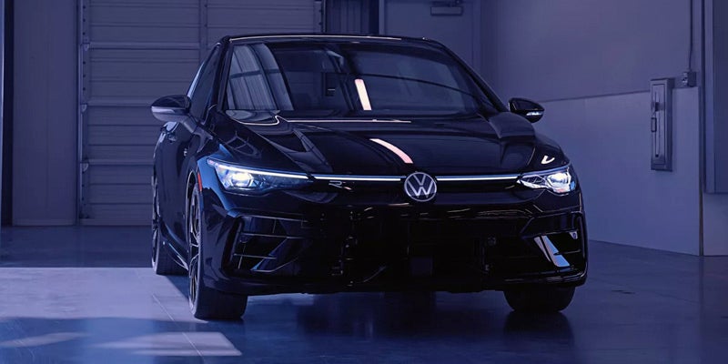 Front view of Volkswagen Golf R
