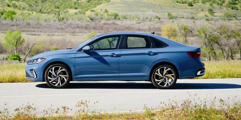 Side profile of Volkswagen Jetta sedan