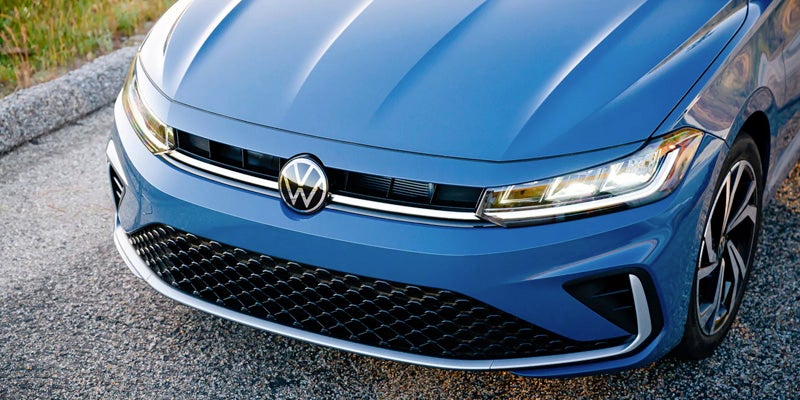 Front grille and headlight close-up