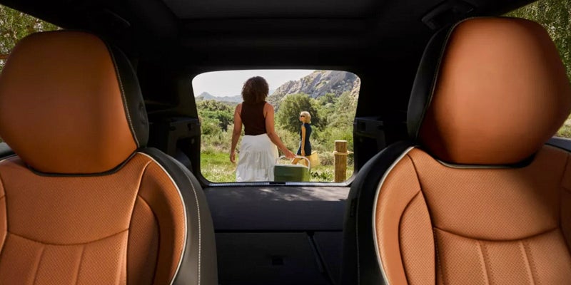 Tiguan rear cabin view