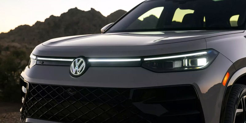 Tiguan front grille close-up